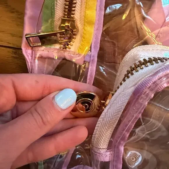 Stoney Clover Lane x Target Transparent Colorful Large Backpack - Picture 8 of 11